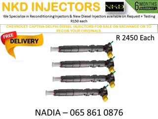 Captiva Delphi Diesel Injectors For Sale On Exchange Or To Recon