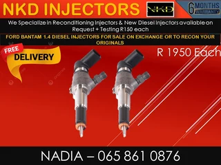 Ford Bantam 1.4 Diesel Injectors For Sale On Exchange With 6 Months Warranty