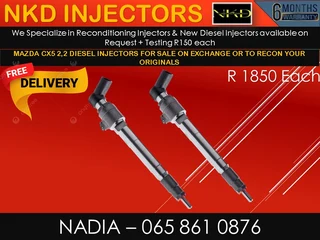 Mazda Cx5 2.2 Bk Diesel Injectors For Sale On Exchange Or To Recon