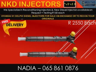 Hyundai H1 Diesel Injectors For Sale Or To Recon