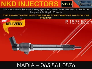 Ford Ranger T6 Diesel Injectors For Sale On Exchange Or To Recon With Warranty