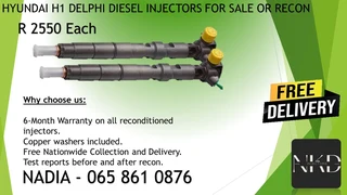 Hyundai H1 Injectors For Sale Or Recon With Warranty