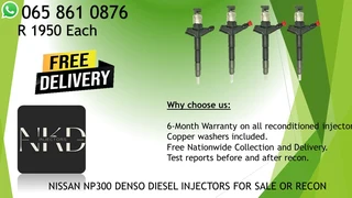 Nissan Np300 Diesel Injectors For Sale Or Recon