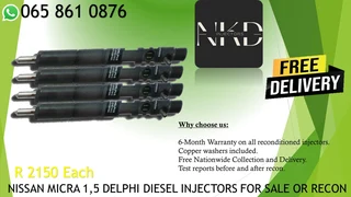 Nissan Micra Diesel Injectors For Sale