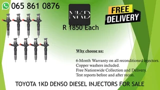 Toyota 1kd Diesel Injectors For Sale On Exchange
