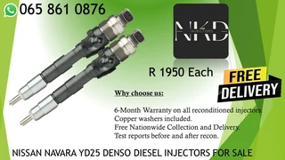 Nissan Navara Diesel Injectors Or Sale