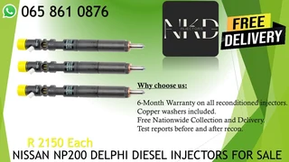 Nissan Np200 Diesel Injectors For Sale Or Recon