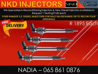 Ford Ranger 3.2 Diesel Injectors For Sale On Exchange Or To Recon With Warranty