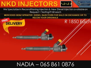 Mercedes Benz Sprinter Diesel Injectors For Sale Or To Recon