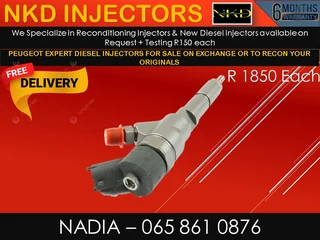 Peugoet Expert Diesel Injectors For Sale On Exchange With 6 Months Warranty