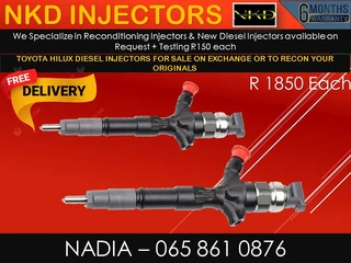 Toyota Hilux Diesel Injectors For Sale On Exchange With 6 Months Warranty