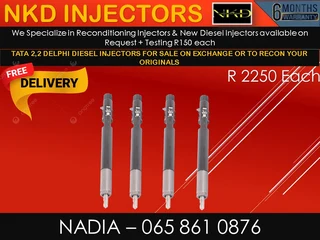 Tata 2.2 Diesel Injectors For Sale On Exchange Or To Recon