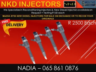 Mazda Bt50 New Diesel Injectors For Sale Or To Recon