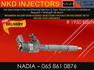Mahindra Bolero Diesel Injectors For Sale Or To Recon