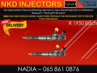 Bmw E46 320d Diesel Injectors For Sale On Exchange Or To Recon With Warranty