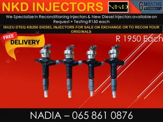 Isuzu Dtec Kb250 Diesel Injectors For Sale On Exchange Or To Recon With Warranty