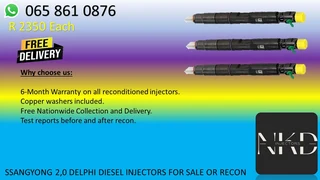 Ssangyong Diesel Injectors For Sale Or Recon