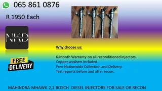 Mahindra Mhawk Diesel Injectors For Sale On Exchange Or Recon