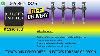 Toyota D4d Diesel Injectors For Sale Or Recon