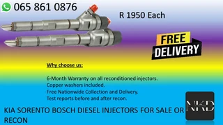 Kia Sorento Diesel Injectors For Sale On Exchange Or Recon