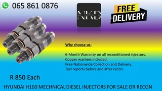 Hyundai H100 Diesel Injectors For Sale On Exchange Or Recon