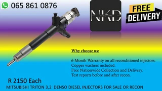 Mitsubishi Triton Diesel Injectors For Sale On Exchange Or Recon With 6 Months Warranty