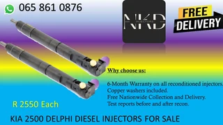 Kia 2500 Diesel Injectors For Sale Or Recon With Test Reports On Each Injector