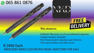 Mercedes diesel injectors for sale on exchange or recon with 6 months warranty
