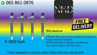 Ford Ranger 3.0 TDCI diesel injectors for sale or immediate exchange