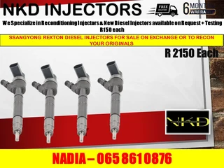 Ssangyong Rexton Diesel Injectors For Sale Or To Recon