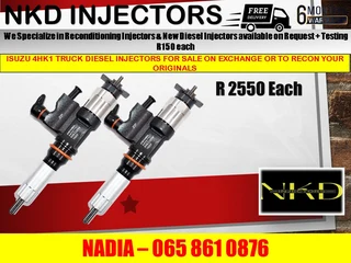 Isuzu 4hk1 Diesel Injectors For Sale On Exchange With 6 Months Warranty