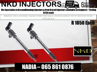 Mazda Cx5 2.2 Bk Diesel Injectors For Sale On Exchange R To Recon