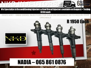 Isuzu 4jk1 - Dmax - Dteq Diesel Injstors For Sale On Exchange Or To Recon