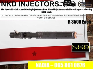 Hyundai H1 Delphi New Diesel Injectors For Sale On Exchange Or To Recon With Warranty