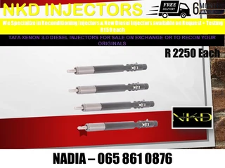 Tata Xenon 3l Diesel Injectors For Sale On Exchange Or To Recon With Warranty