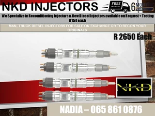 Man Truck Diesel Injectors For Sale Or To Recon