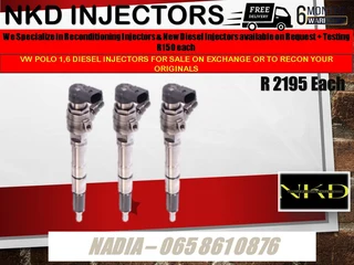 Vw/polo 1.6 Diesel Injectors For Sale On Exchange With 6 Months Warranty