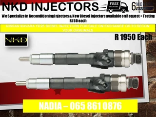 Nissan Navara Yd25 Diesel Injectors For Sale On Exchange Or To Recon With Warranty