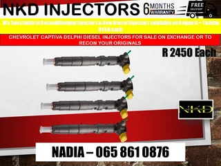Captiva Delphi Diesel Injectors For Sale On Exchange Or To Recon