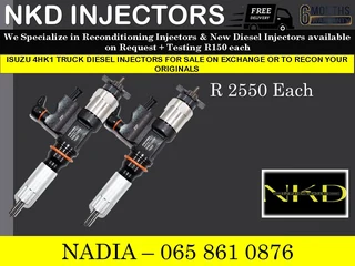 Isuzu 4hk1 Diesel Injectors For Sale On Exchange Or To Recon
