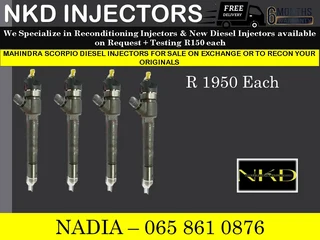 Mahindra Scorpio Diesel Injectors For Sale On Exchange Or To Recon
