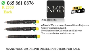 SsangYong diesel injectors for sale