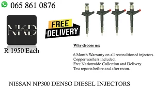 Nissan NP300 diesel injectors for sale
