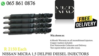 Nissan Micra diesel injctors for sale