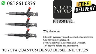 Toyota Quantum diesel injectors for sale