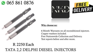 TATA diesel injectors for sale on exchange or recon with warranty