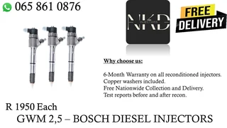 GWM Diesel injectors for sale