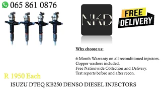 Isuzu Dteq Diesel injectors for sale