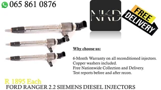 Ford Ranger 2.2 diesel injectors for sale