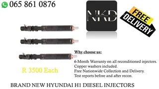 New Hyundai H1 diesel injectors for sale